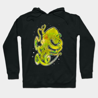 octopus dirty lime green Hoodie